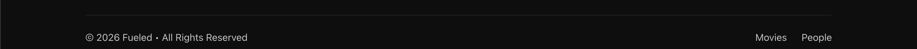 The Separator block in the Footer